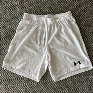 Under Armour White Athletic Training Shorts